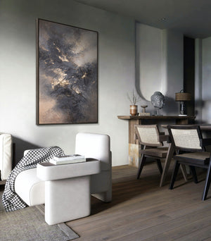 Obra de Arte en Lienzo con Textura – Pintura Moderna "Brillo del Cielo"