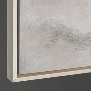 Cuadro pintado a mano con marco «Distancia Nebulosa» – Arte abstracto moderno