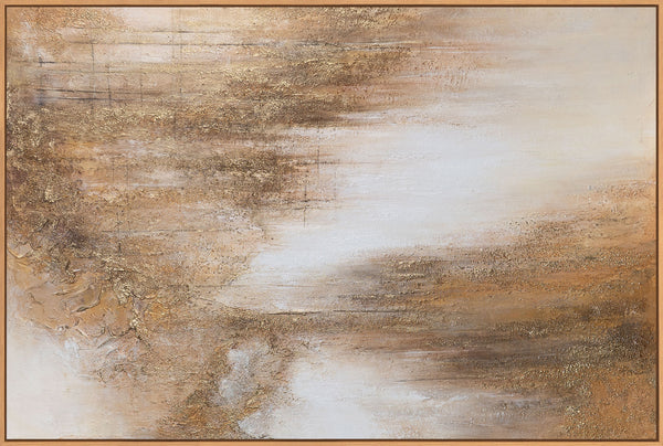 Zeitgenössische abstrakte Wandkunst mit Struktur, minimalistisches Design