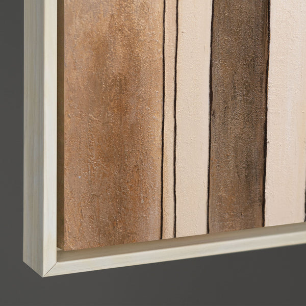 Lienzo abstracto «Ciudad de Figuras» – Cuadros modernos para el salón