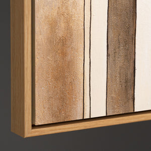 Lienzo abstracto «Ciudad de Figuras» – Cuadros modernos para el salón