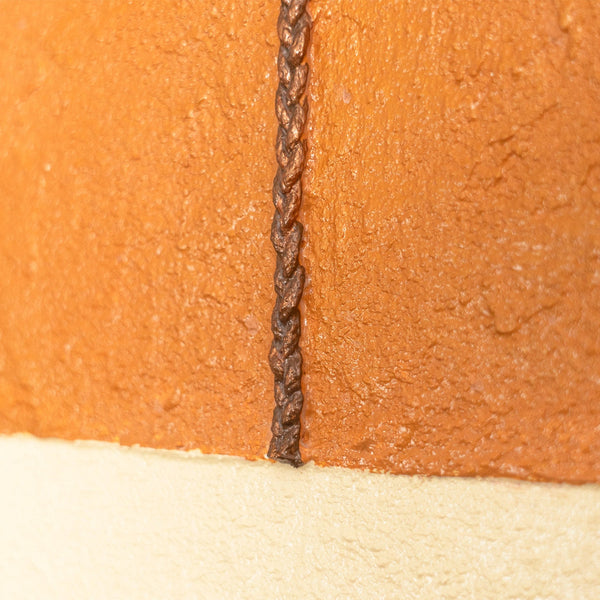 Handgemaltes Wandbild „Drei Horizonte“ geometrische Abstraktion auf Leinwand