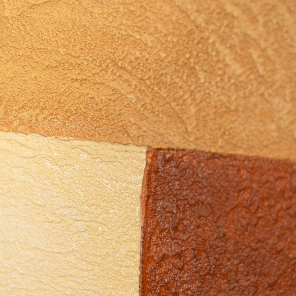 Cuadro geométrico pintado a mano "Entrelazamiento de formas" abstracto enmarcado