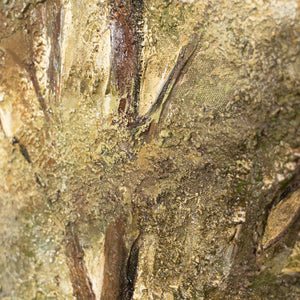 Cuadro acrílico pintado a mano «Árbol de la Contemplación» – arte mural con un motivo de árbol.