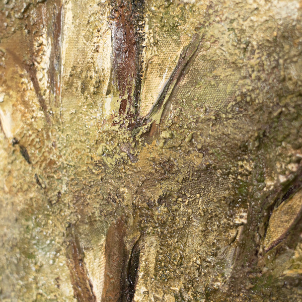 Cuadro acrílico pintado a mano «Árbol de la Contemplación» – arte mural con un motivo de árbol.