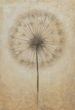 Cuadro acrílico pintado a mano «Aliento de verano» – Arte abstracto moderno con marco