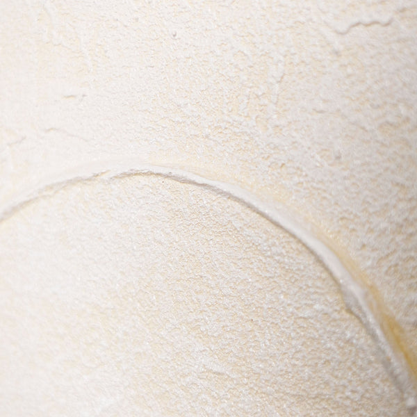 Lienzo abstracto "Código Blanco" enmarcado: arte mural moderno