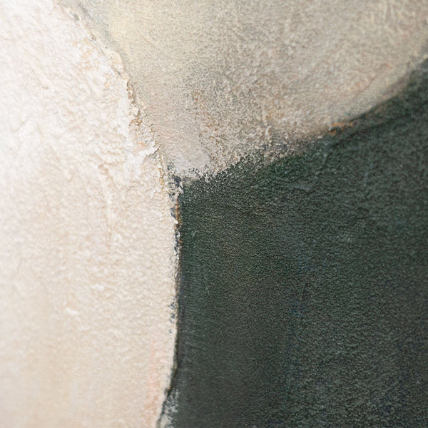 Cuadro grande para salón "Isla en llamas" sobre lienzo enmarcado