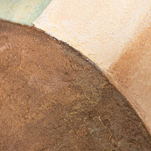 Cuadro abstracto tranquilo enmarcado en el lienzo "Ciclo de la vida"