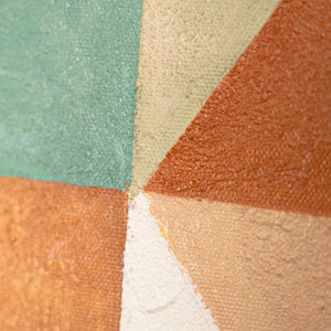 Modernes abstraktes Gemälde für stilvolle Innenräume in neutralen Farben