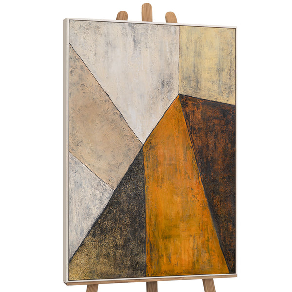 Handgemaltes Leinwandbild geometrisch modern