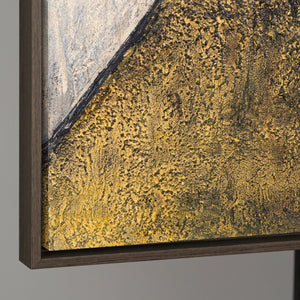 Feine Struktur und Materialität eines abstrakten Kunstwerks