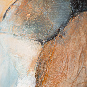 Cuadros modernos enmarcados con una textura cálida "Paleta del Atardecer"