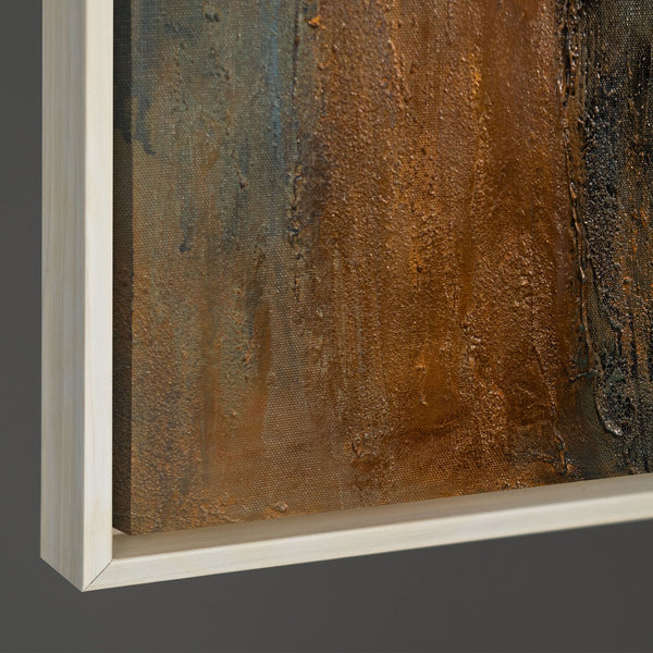 Cuadros modernos enmarcados con una textura cálida "Paleta del Atardecer"