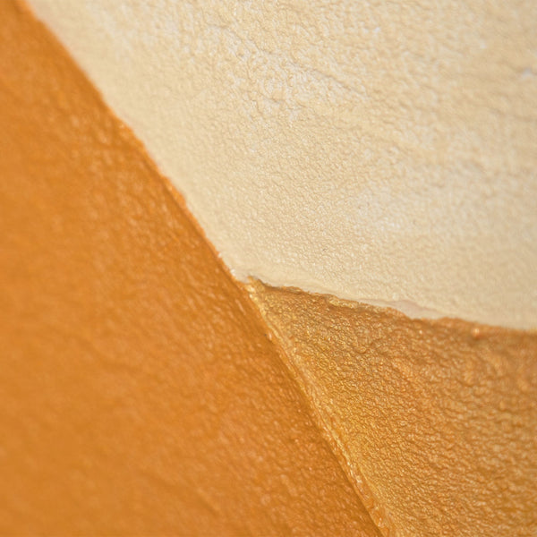 Arte abstracto tranquilo sobre lienzo enmarcado con luz "Abrazo del amanecer"