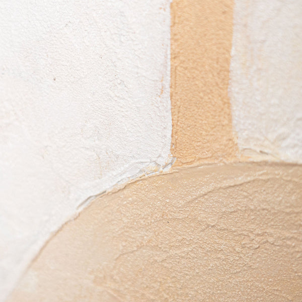 Pinturas modernas sobre lienzo enmarcadas con una estructura fluida “Aliento de Arquitectura”