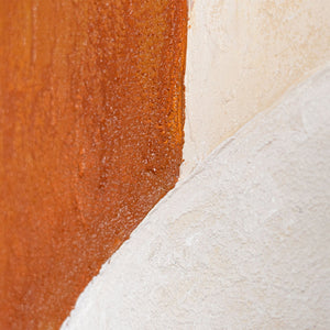 Pinturas modernas sobre lienzo enmarcadas con una estructura fluida “Aliento de Arquitectura”