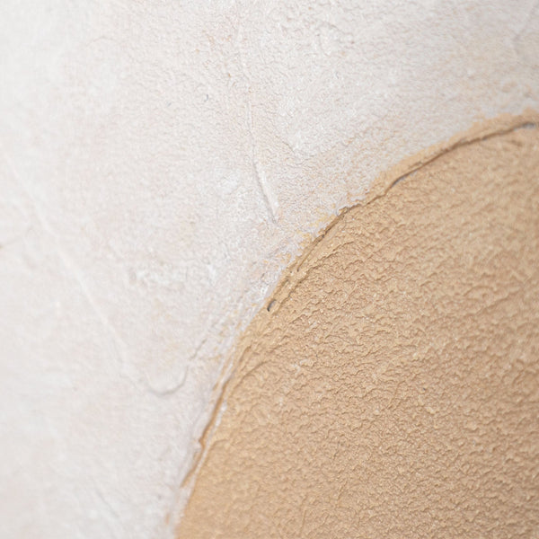 Pinturas modernas sobre lienzo enmarcadas con una estructura fluida “Aliento de Arquitectura”