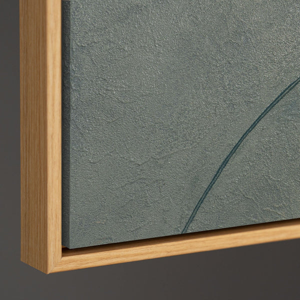 Cuadros acrílicos modernos como decoración de pared serena en el marco "Eternal Line".