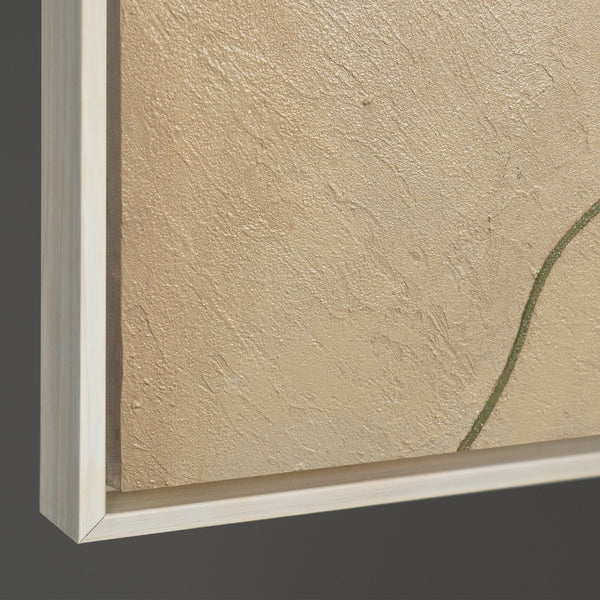 Lienzos modernos con líneas orgánicas en el marco "Sandweg"