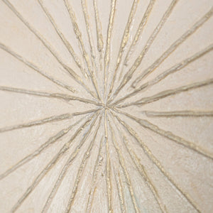 Pinturas acrílicas relajantes en colores naturales como arte mural moderno "Amanecer sobre el mar".