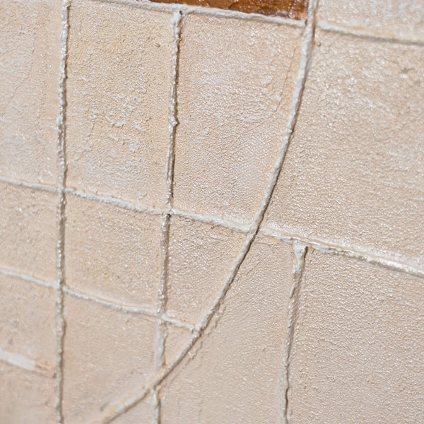 Cuadros abstractos con estructura y geometría en el marco "Líneas y Círculos"