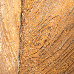 Cuadro acrílico pintado a mano con marco “Adornos Naturales” – Decoración de pared moderna