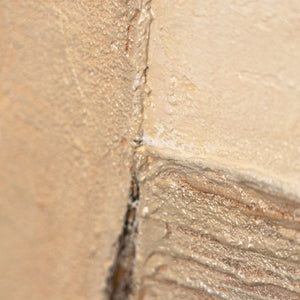 Cuadro acrílico pintado a mano con marco “Adornos Naturales” – Decoración de pared moderna