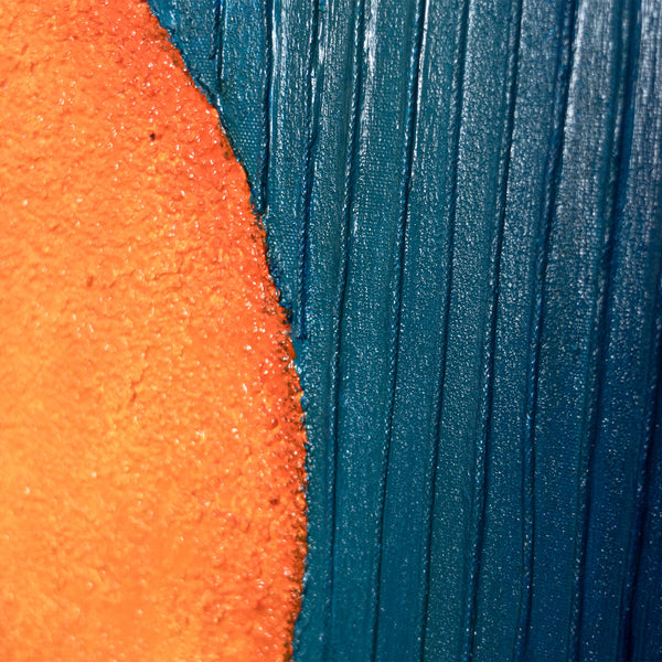 Pintura acrílica pintada a mano "Equilibrio de la fertilidad" – Arte mural abstracto con textura