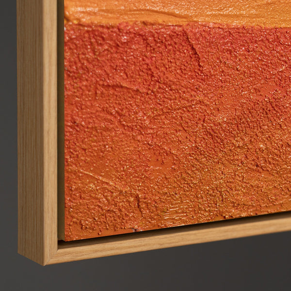 Pintura acrílica pintada a mano "Equilibrio de la fertilidad" – Arte mural abstracto con textura