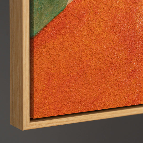 Abstrakte Wandkunst mit Rahmen für elegante Innenräume