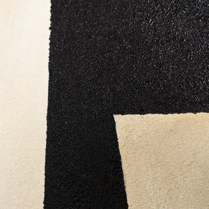 Cuadro acrílico pintado a mano con marco «Geometría del rostro» – Arte mural cubista sobre lienzo