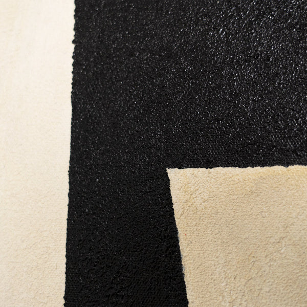 Abstraktes Wandbild mit harmonischen Formen und natürlicher Farbwirkung