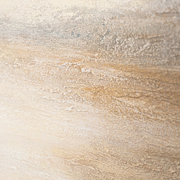 Cuadro moderno enmarcado "Mañana brumosa" – pintura acrílica texturizada sobre lienzo