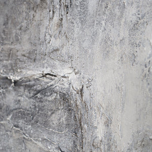 Lienzo enmarcado «Recuerdo de la piedra» – Pintura acrílica texturizada con aspecto de hormigón.