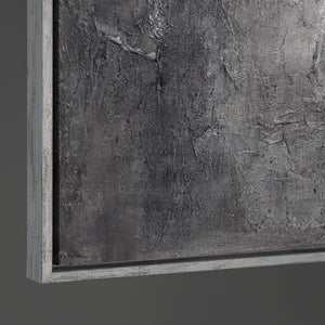 Abstrakte Texturmalerei mit sanften Übergängen und Tiefe