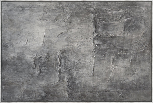 Zeitgenössische abstrakte Wandkunst mit Struktur, minimalistisches Design