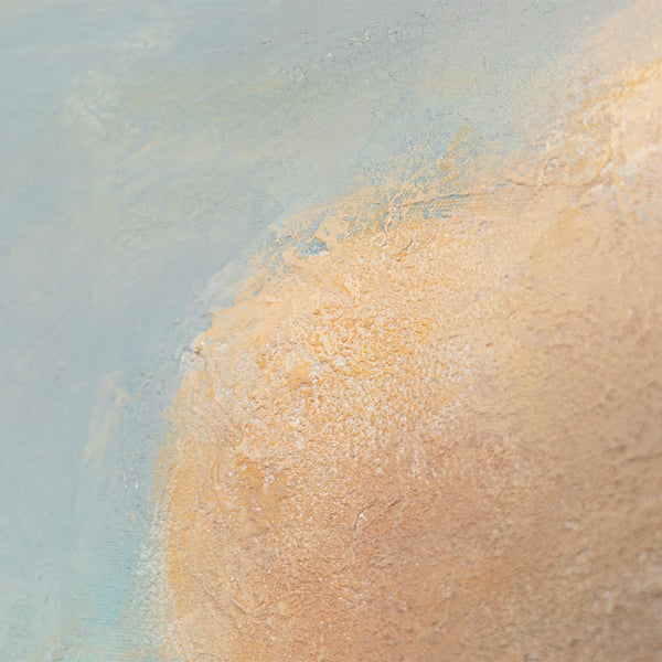 Cuadro pintado a mano sobre lienzo «La levedad del ser» – Pintura acrílica moderna del mar