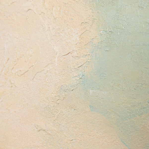 Cuadro pintado a mano sobre lienzo «La levedad del ser» – Pintura acrílica moderna del mar