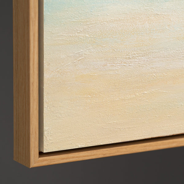 Cuadro pintado a mano sobre lienzo «La levedad del ser» – Pintura acrílica moderna del mar