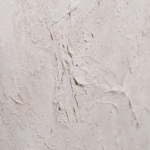 Cuadro acrílico pintado a mano con marco "El Susurro del Tiempo" – Arte abstracto estructural