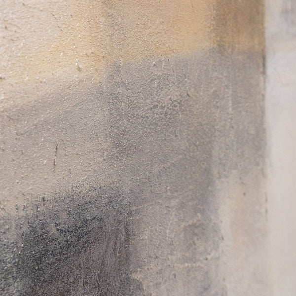 Cuadro pintado a mano «Luz Fantasmal» – Pintura moderna texturizada con marco