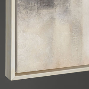 Cuadro pintado a mano «Luz Fantasmal» – Pintura moderna texturizada con marco