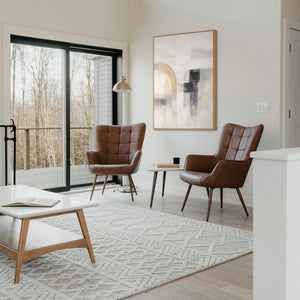 Cuadro pintado a mano «Luz Fantasmal» – Pintura moderna texturizada con marco