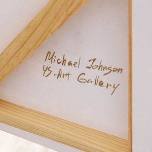 Cuadro acrílico pintado a mano sobre lienzo «Línea del horizonte» – Arte mural moderno para el salón