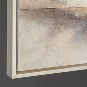 Cuadro acrílico pintado a mano sobre lienzo «Línea del horizonte» – Arte mural moderno para el salón