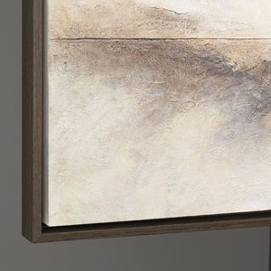 Cuadro acrílico pintado a mano sobre lienzo «Línea del horizonte» – Arte mural moderno para el salón