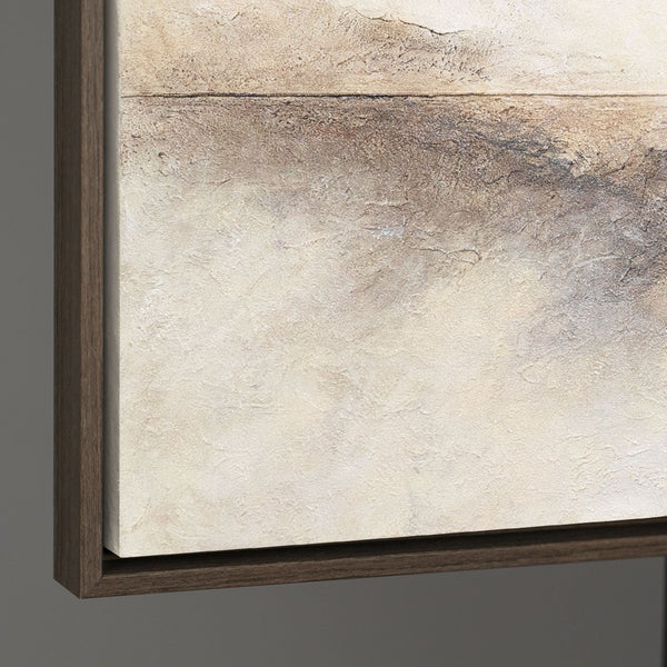 Cuadro acrílico pintado a mano sobre lienzo «Línea del horizonte» – Arte mural moderno para el salón