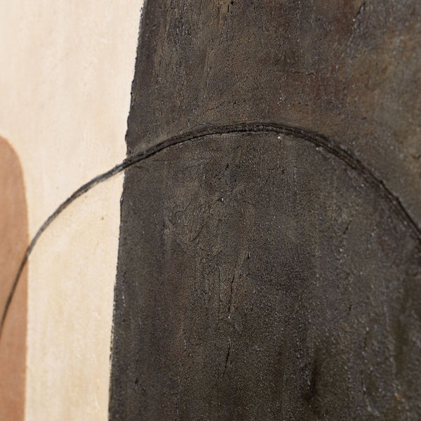 Pintura texturizada – Lienzo pintado a mano “Equilibrio de contrastes”