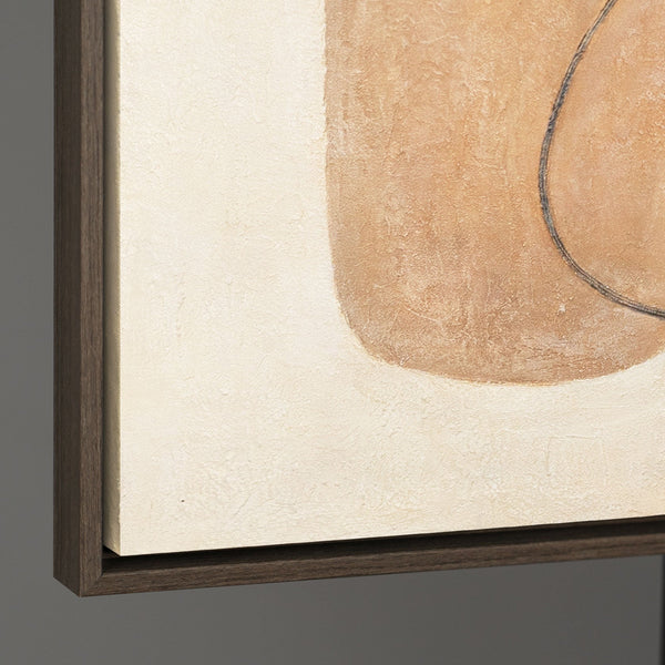 Pintura texturizada – Lienzo pintado a mano “Equilibrio de contrastes”